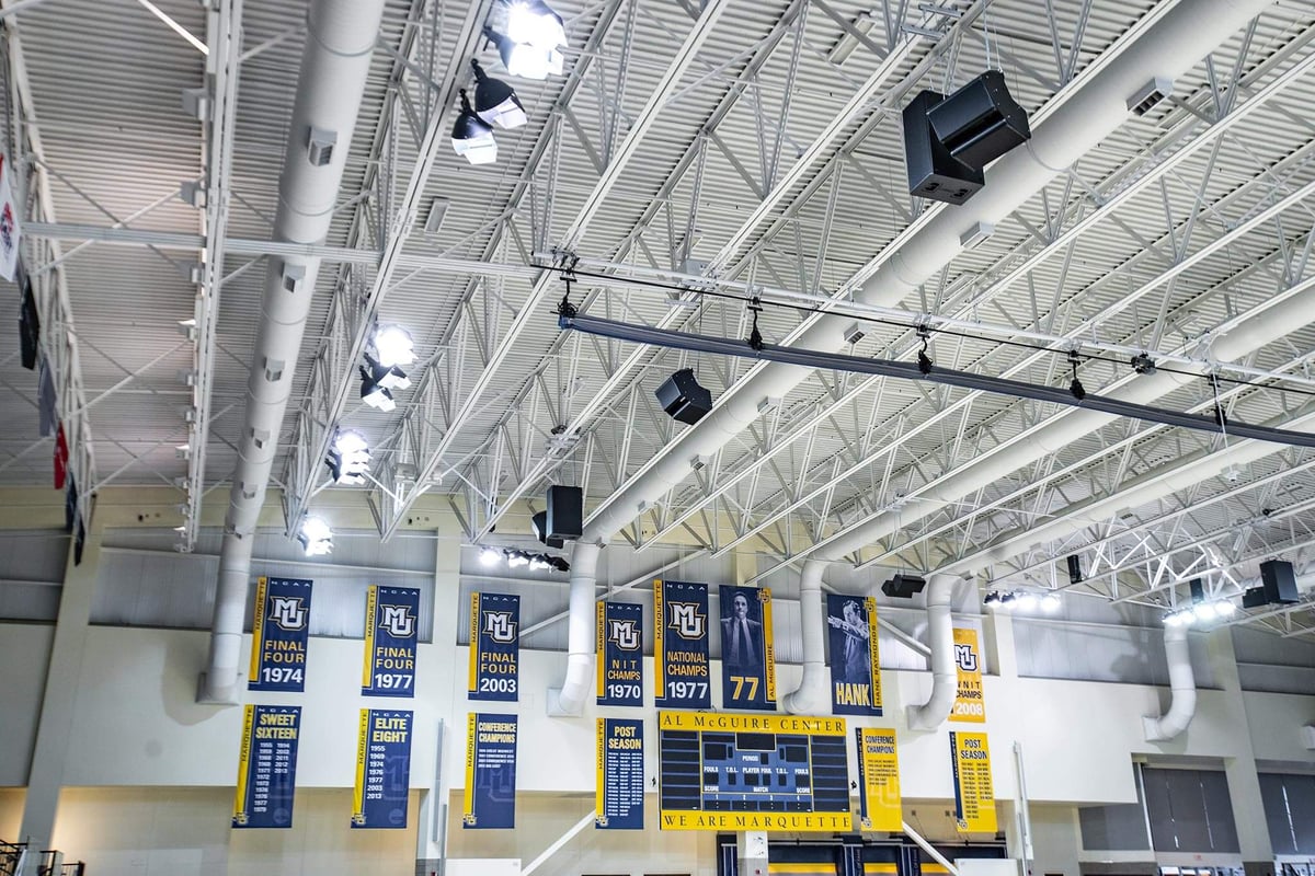 Marquette University’s Al McGuire center upgrades audio system with QSC